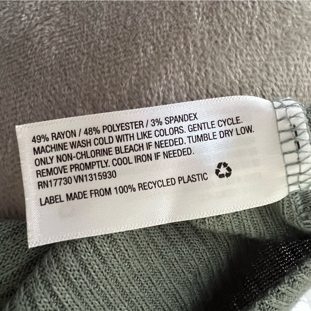 NWT Knox Rose Sage Green Sweater, XS - Picture 5 of 6
